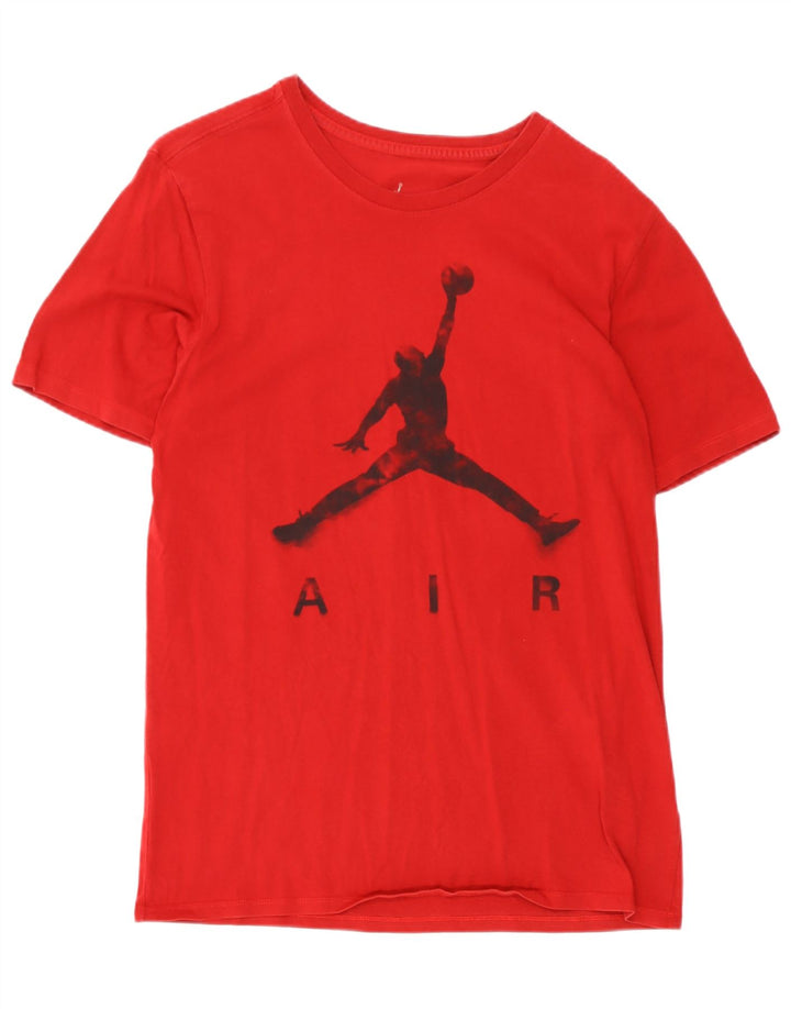 Camiseta Jordan Air Graphic para hombre, color rojo medio