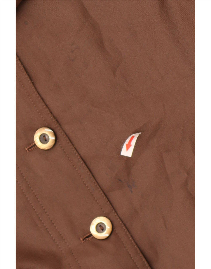 Claude Havrey Gabardina para mujer Reino Unido 44 Grande Poliéster marrón