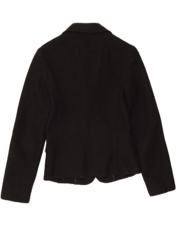 Paoloni Chaqueta Blazer Mujer IT 42 Mediana Lana Negra