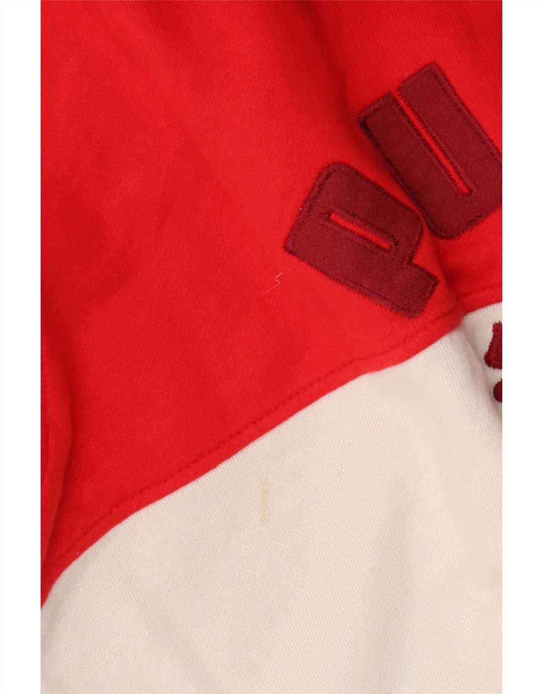 Puma Hombre Sudadera Con Capucha Y Cremallera Gráfica De Algodón Color Block En Rojo Medio