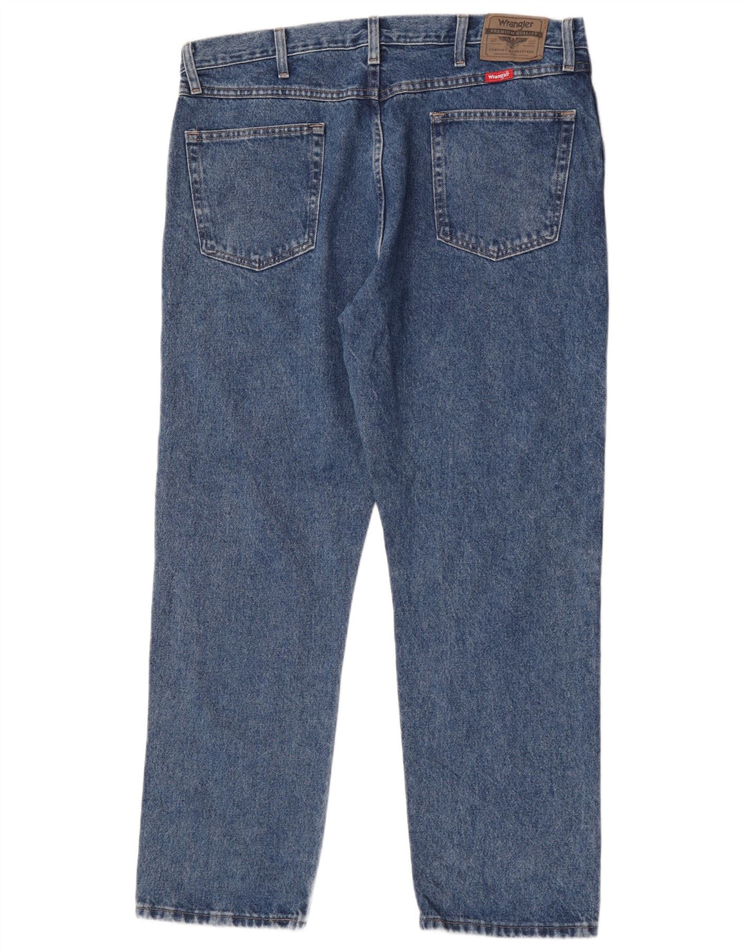 Wrangler Vaqueros rectos de corte regular para hombre W38 L30 Algodón azul