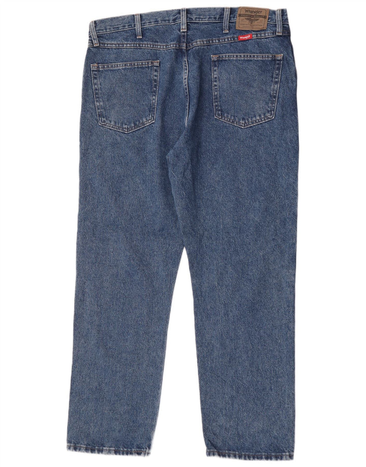 Wrangler Vaqueros rectos de corte regular para hombre W38 L30 Algodón azul