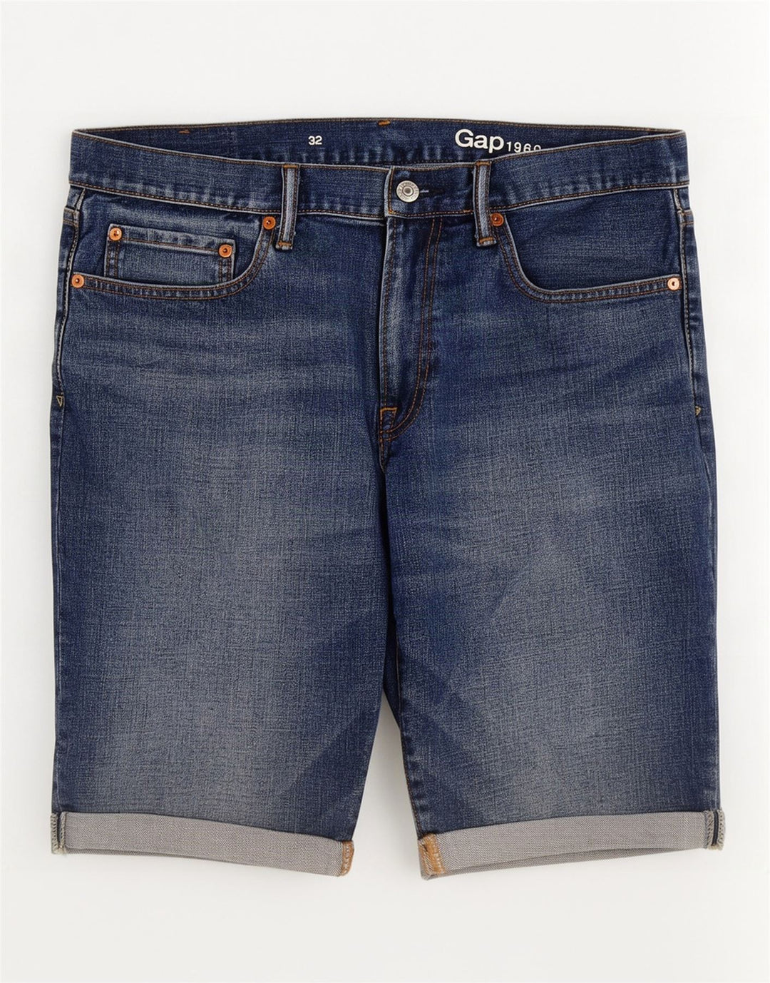 Pantalones cortos vaqueros Gap para mujer W32 Algodón azul grande