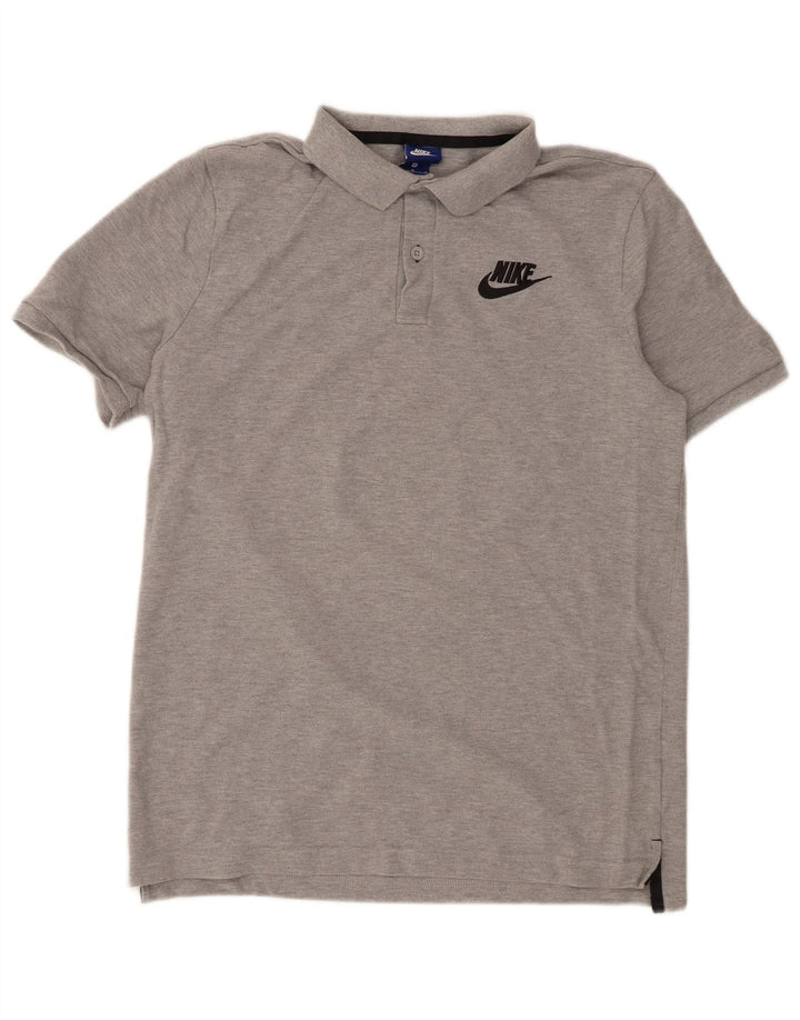 Polo Nike Hombre De Algodón Gris Medio