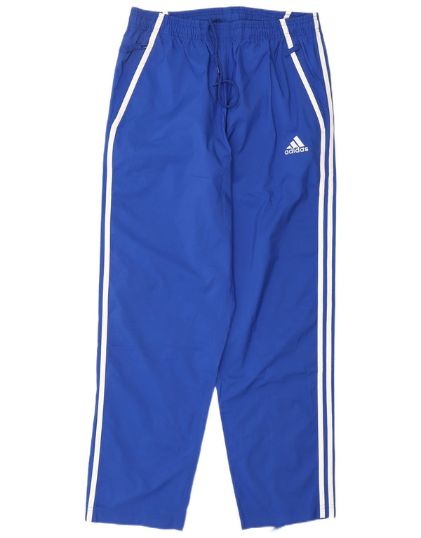 Adidas Pantalones de chándal para hombre UK 42/44 Large Azul Poliéster