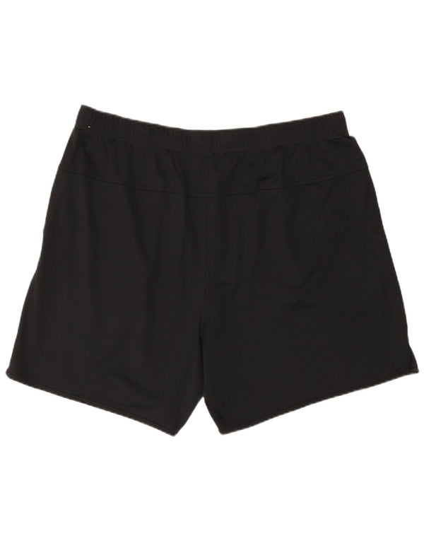 Nike - Pantalones cortos deportivos Dri Fit para hombre, talla 2XL, poliéster negro