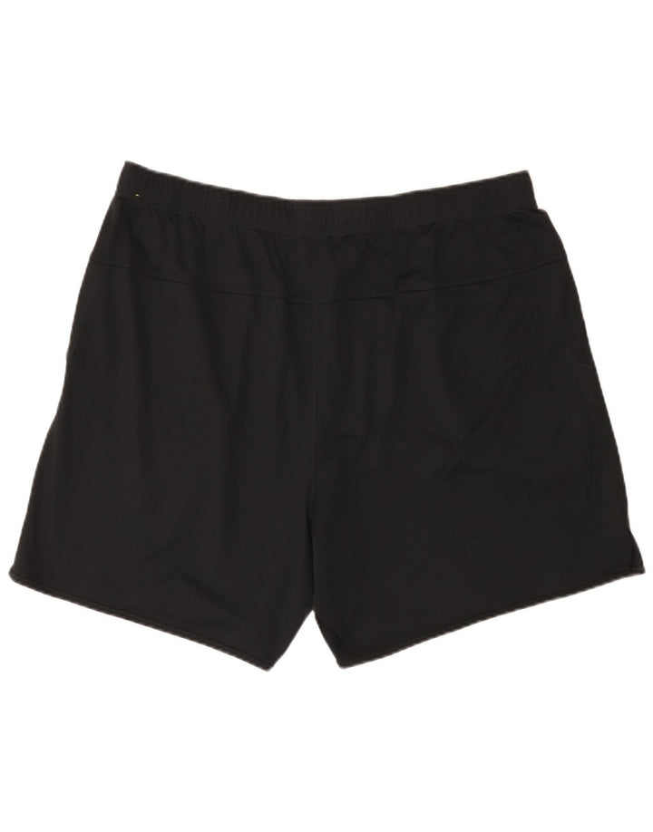 Nike - Pantalones cortos deportivos Dri Fit para hombre, talla 2XL, poliéster negro