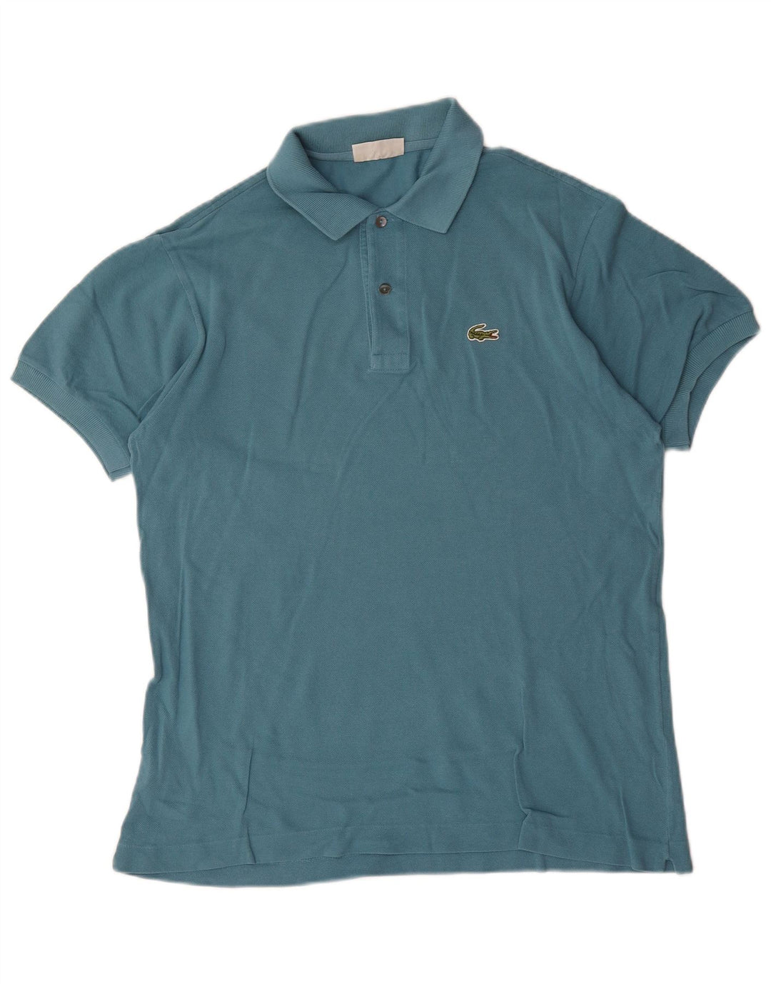 Polo Lacoste para hombre talla 4 algodón azul medio