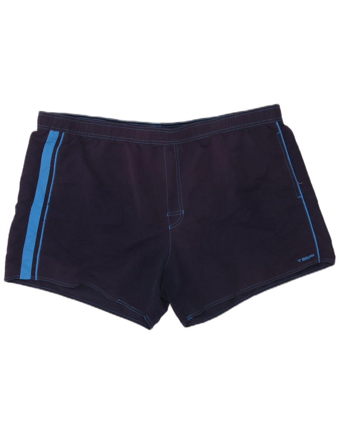 Bañador para hombre Brugi 4XL Azul marino Colorblock Poliéster
