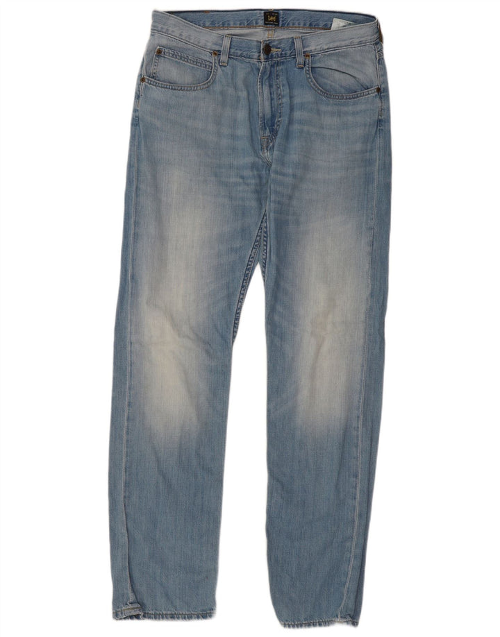 Lee Vaqueros Rectos Blake para Hombre W34 L34 Algodón Azul