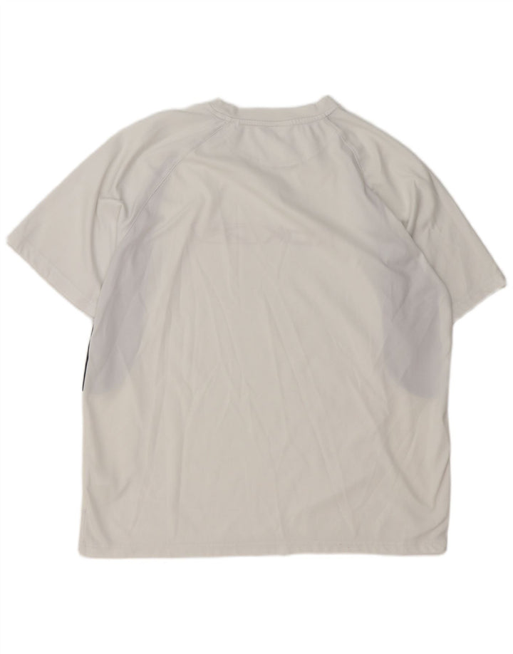 REEBOK Camiseta gráfica para hombre Top XL Blanco Colorblock