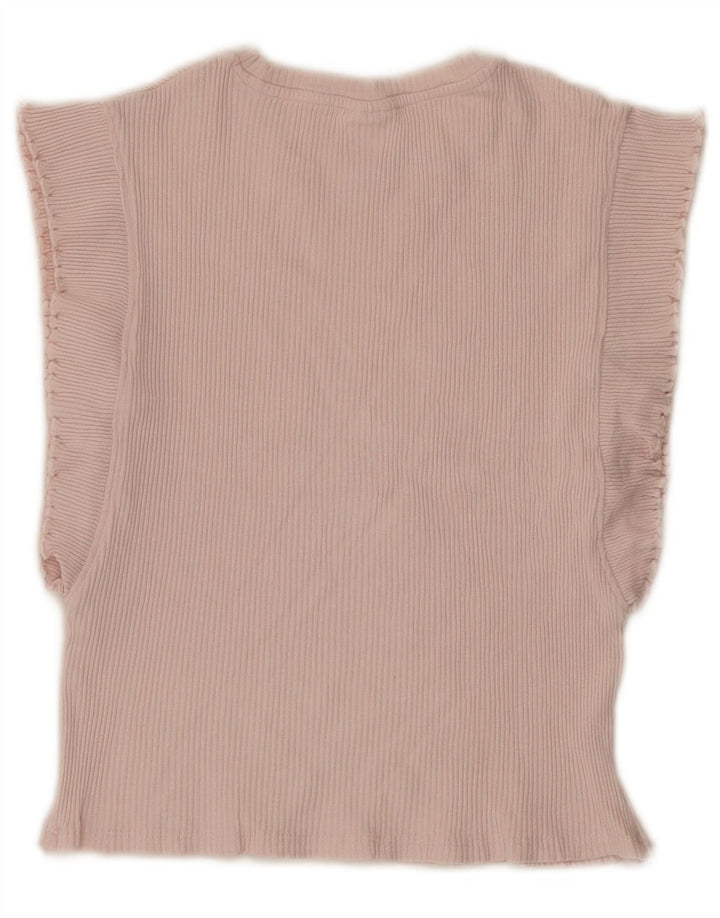 Zara Top Chaleco Niña 11-12 Años Rosa