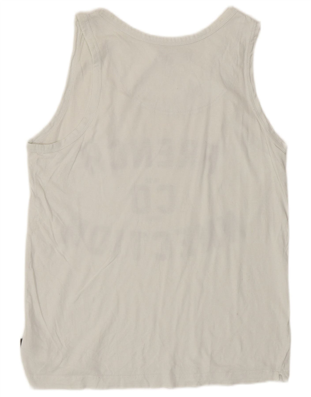 Top Sin Mangas Con Estampado De French Connection Hombre Blanco Mediano