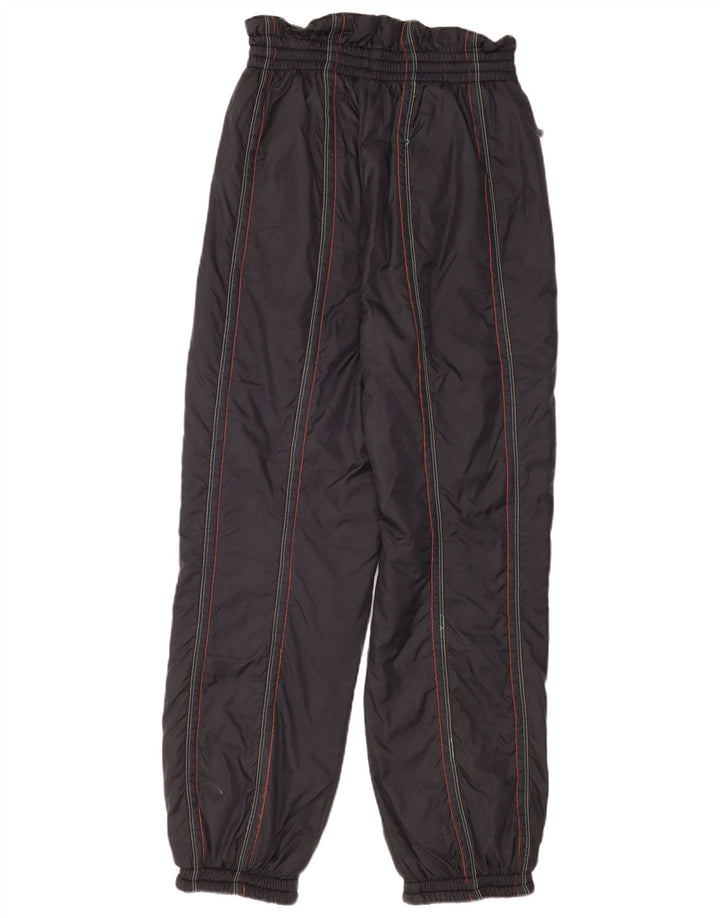 Ellesse Mujer Joggers Pantalones De Esquí UK 42 Mediano Negro Poliamida