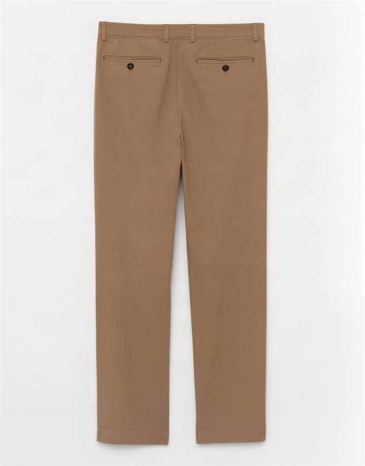 Pantalones de traje rectos para hombre de Ted Baker W34 L32 Algodón beige