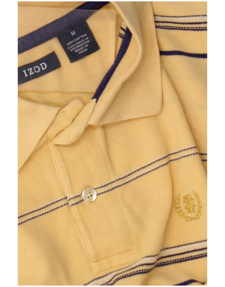 IZOD Polo Hombre Algodón Rayas Amarillo Medio