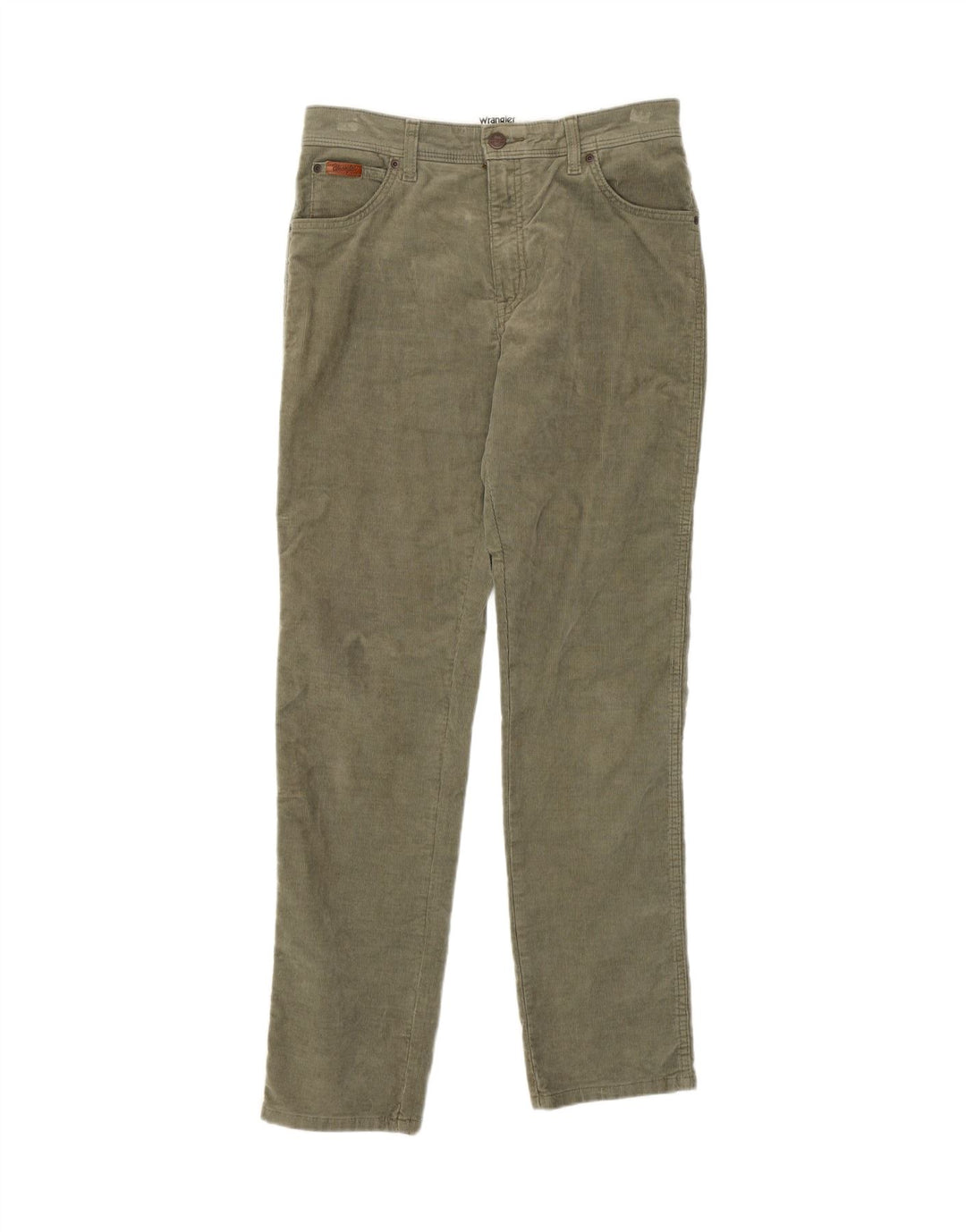 Wrangler Pantalones de pana ajustados Texas para hombre W32 L32 Algodón verde