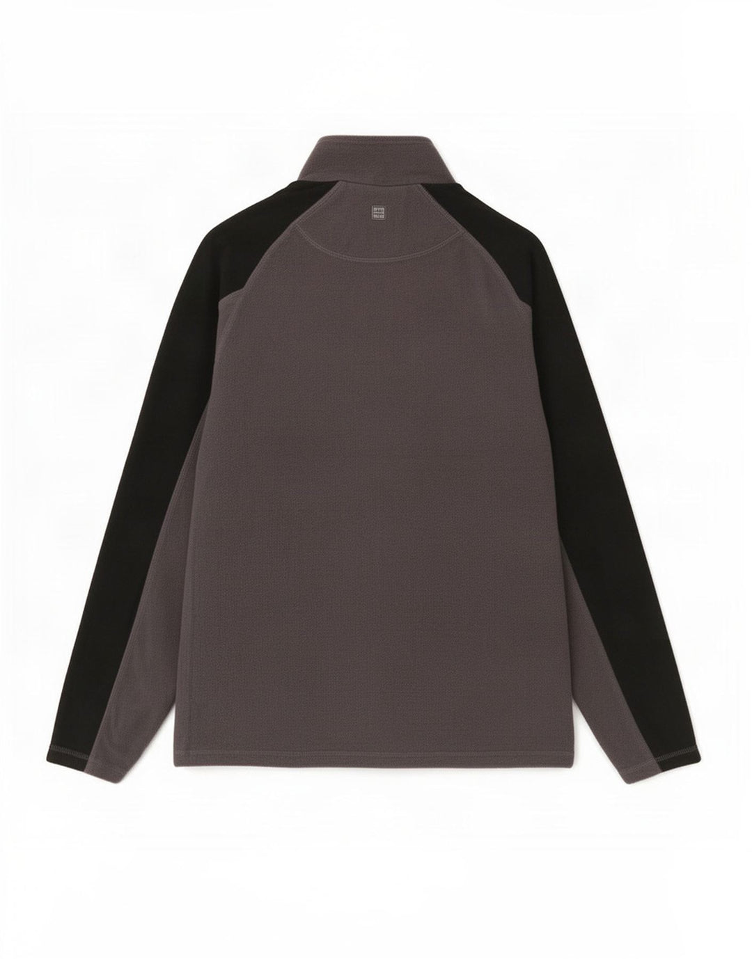 Jersey de forro polar con cremallera y cuello para hombre de Mountain Warehouse en bloques de color gris medio