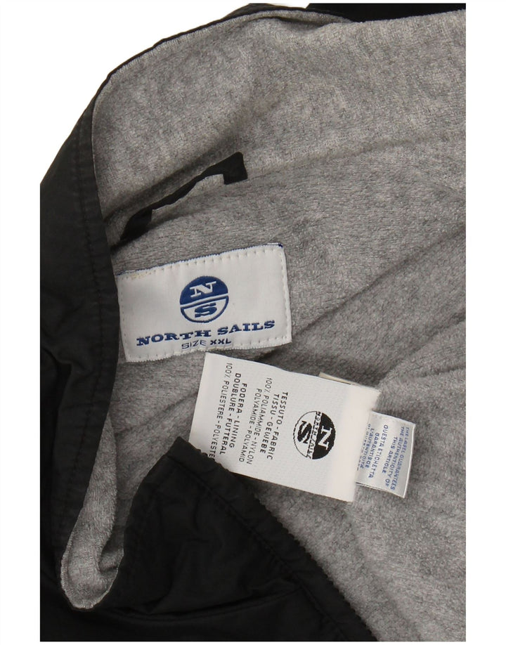 NORTH SAILS Chaqueta Bomber para Hombre UK 44 2XL Poliamida Negra