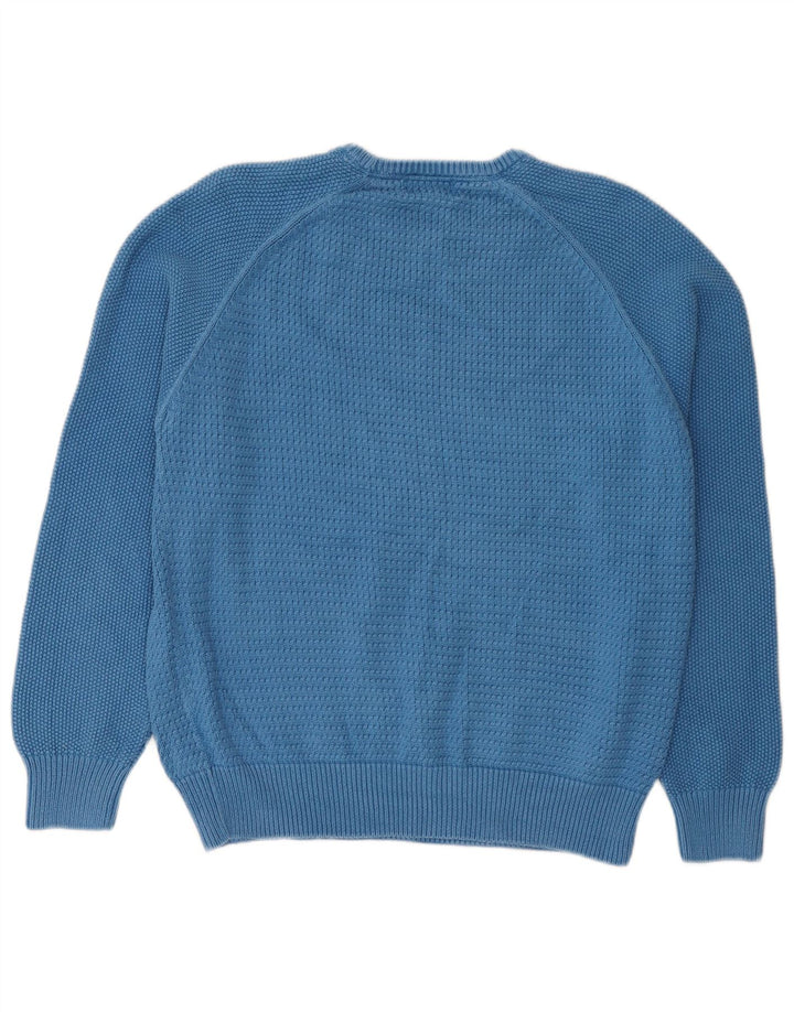 Marks & Spencer Jersey tipo jersey con cuello redondo y ajuste regular para hombre Azul medio
