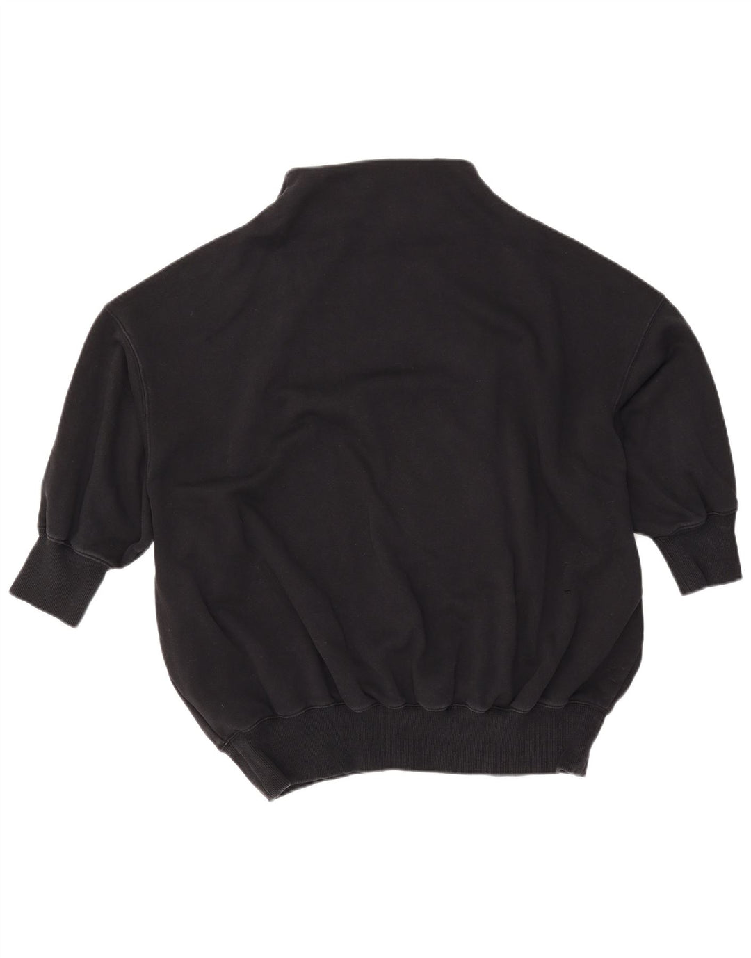 NIKE Sudadera extragrande de manga 3/4 para mujer, talla 40, color negro