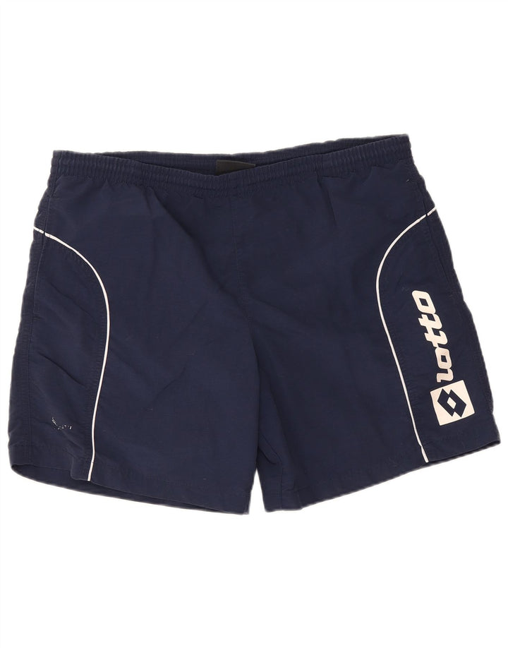 Lotto Bañador con gráfico para hombre, talla grande, azul marino