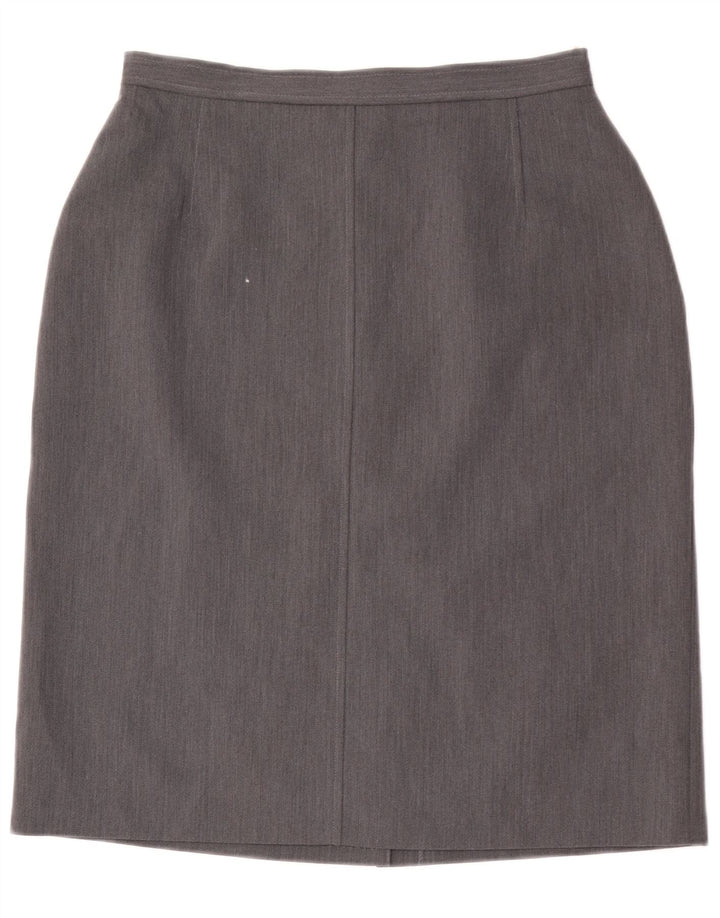 Falda recta para mujer St. Bernard UK 44 Mediana W28 Poliéster gris