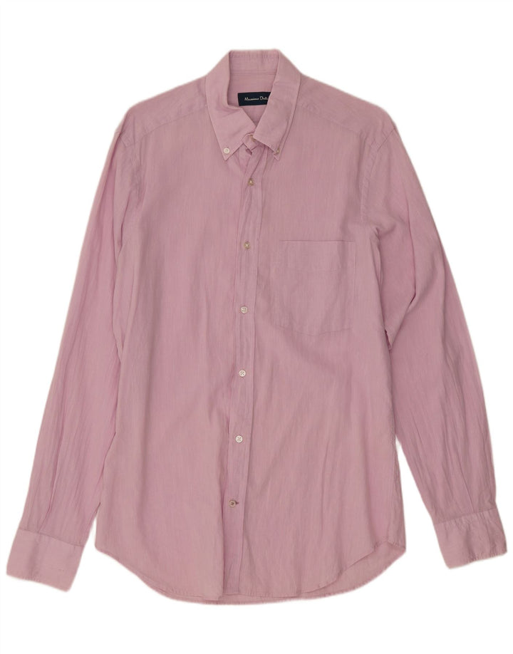 Camisa Massimo Dutti Hombre Small Rosa