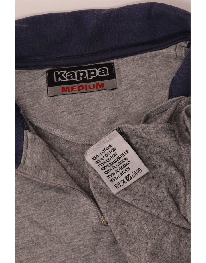 Kappa - Sudadera gráfica para mujer, talla 44, color gris medio