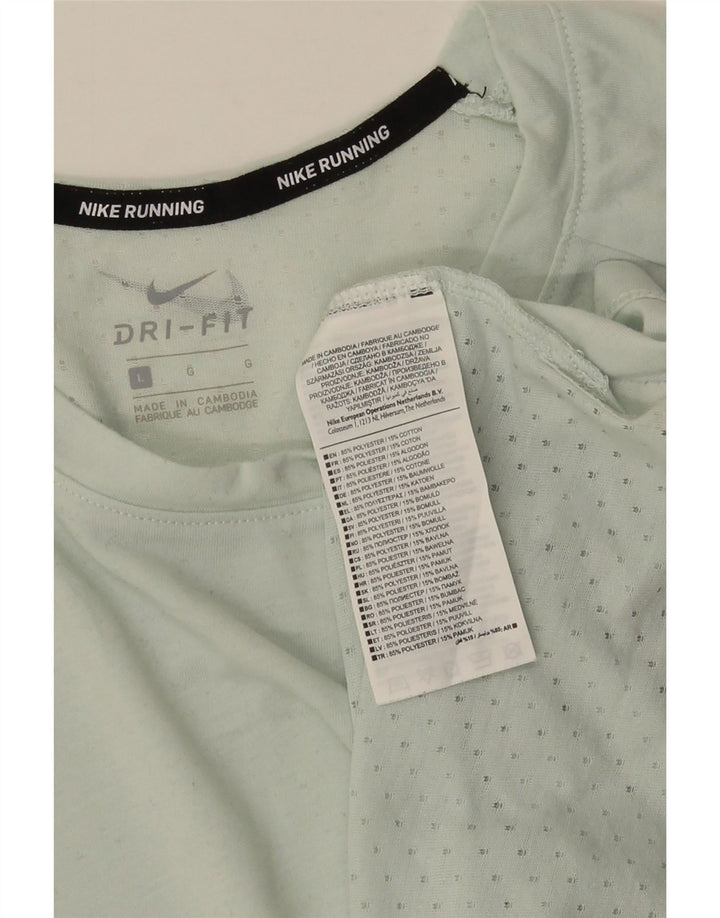 NIKE Camiseta Dri Fit para Hombre Top Grande Poliéster Verde