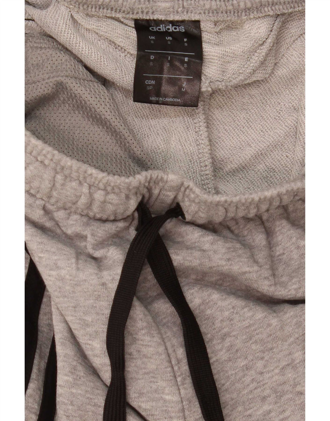 Adidas Hombre Pantalones Cortos Deportivos Pequeño Gris
