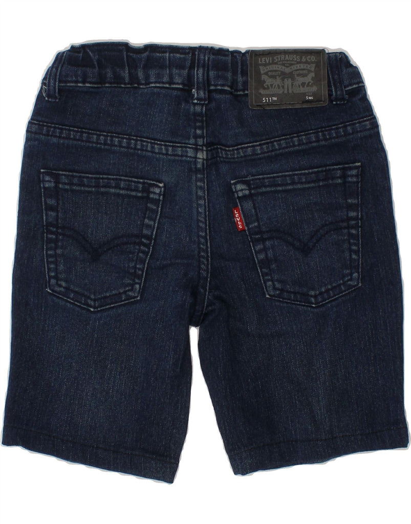 LEVI'S Boys 511 Slim Fit Denim Shorts 4-5 Years W21  Navy Blue Cotton Vintage Levi's and Second-Hand Levi's from Messina Hembry 