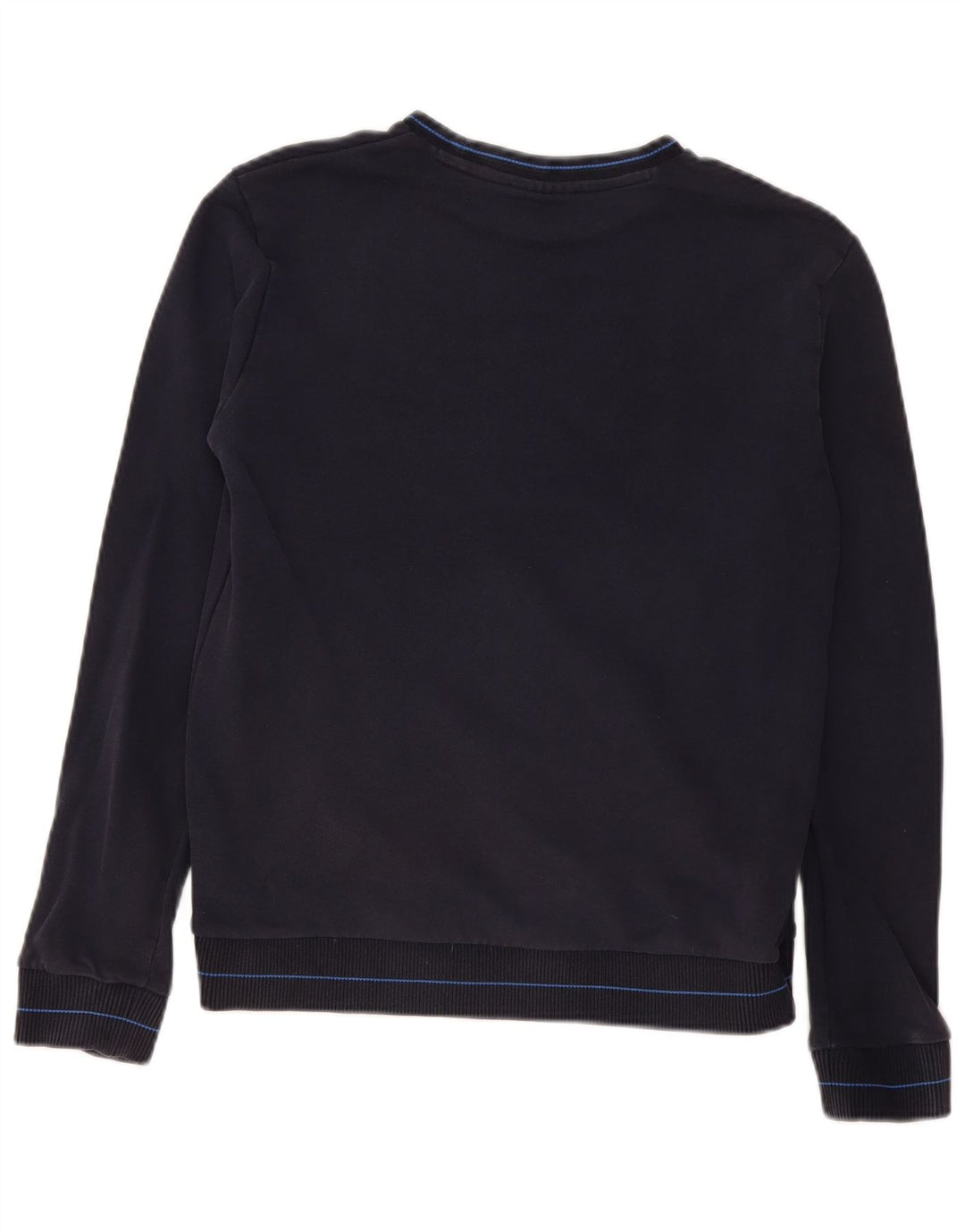 Hugo Boss Hombre Sudadera Jumper Small Azul Marino Algodón