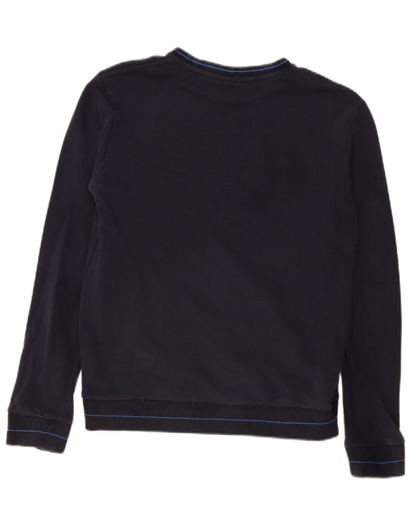 Hugo Boss Hombre Sudadera Jumper Small Azul Marino Algodón
