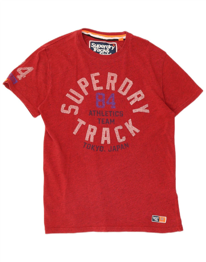 Superdry Camiseta Gráfica De Algodón Rojo Medio Para Hombre