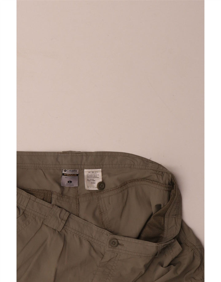 COLUMBIA Pantalones cortos cargo para hombre grande W39 Beige