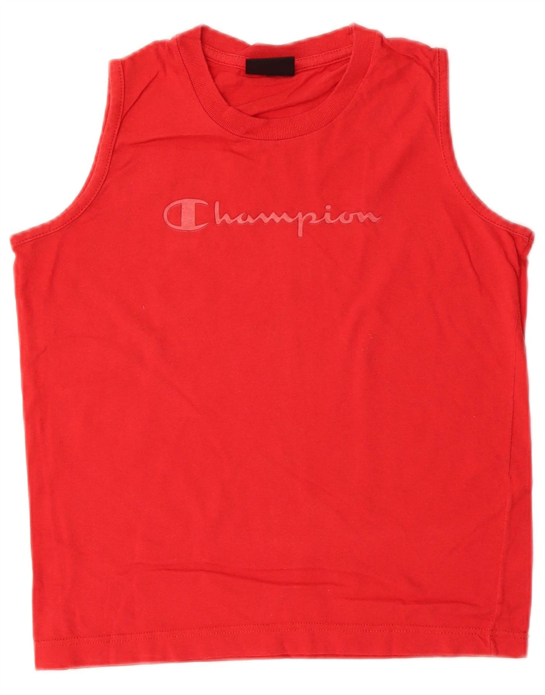 Champion Camiseta sin mangas gráfica para niños 9-10 años Rojo