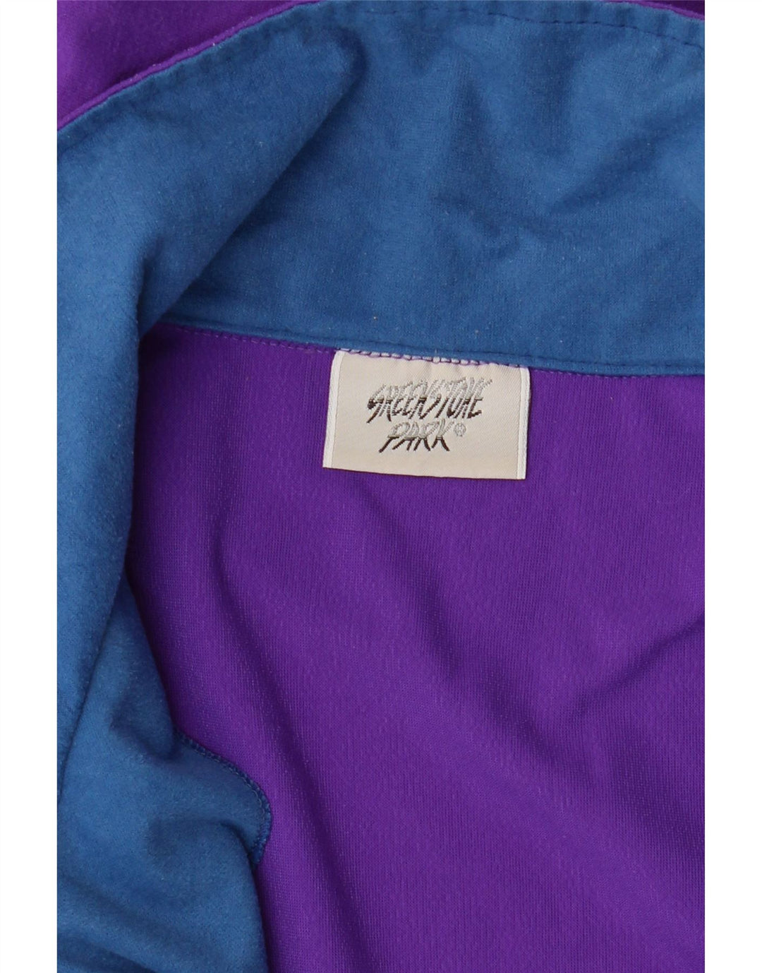 Greenstone Park Hombre Sudadera Con Cremallera En El Cuello Jumper Medium Purple Colorblock