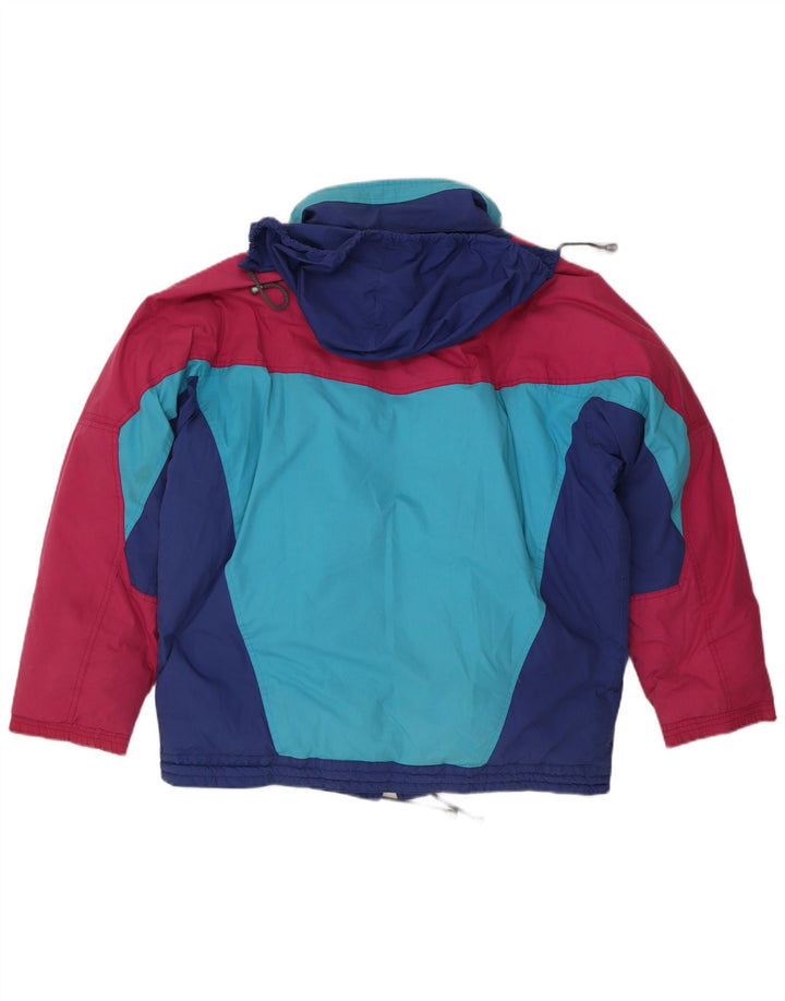 MC Kee's Chaqueta de esquí con capucha para hombre UK 40 Large Multicolor Colorblock