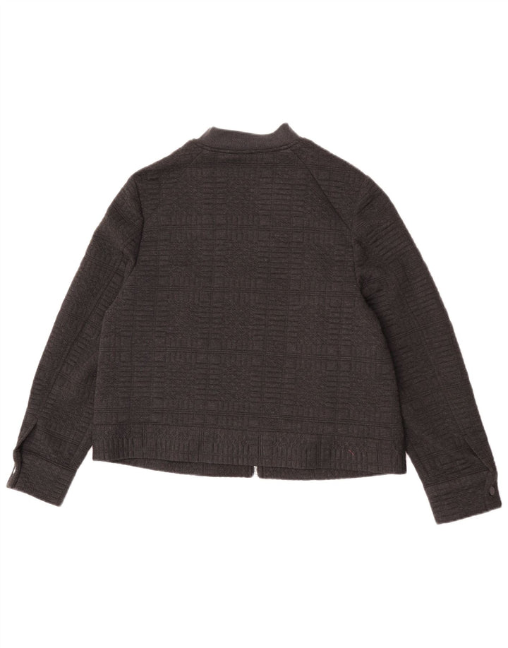 Marks & Spencer Chaqueta Bomber para Mujer UK 44 Grande Poliéster Gris