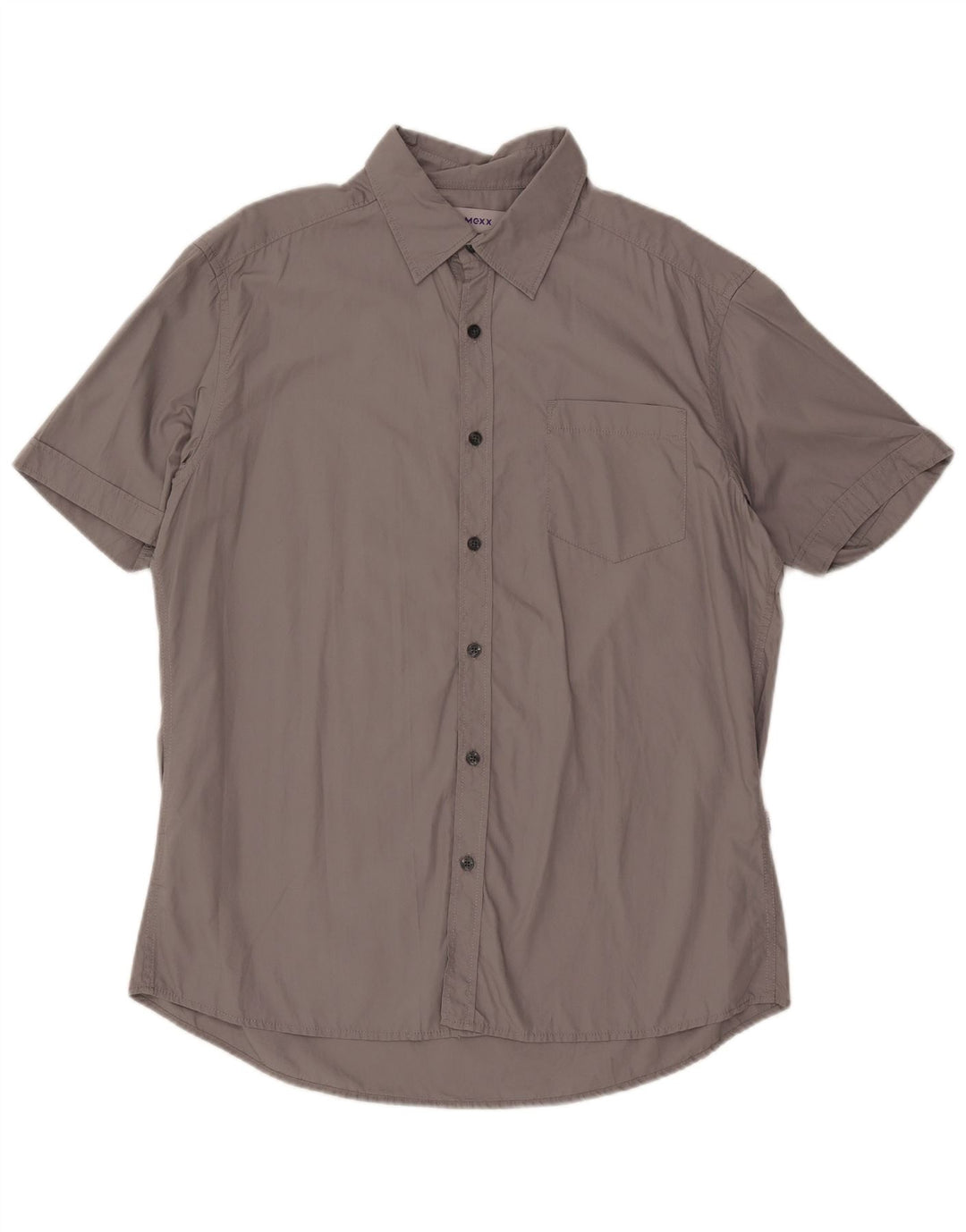 MEXX Camisa Manga Corta Hombre XL Gris Algodón