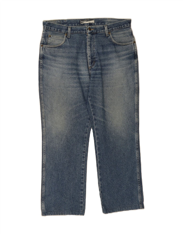 WRANGLER Mens Straight Jeans W36 L30 Blue Cotton Vintage Wrangler and Second-Hand Wrangler from Messina Hembry 