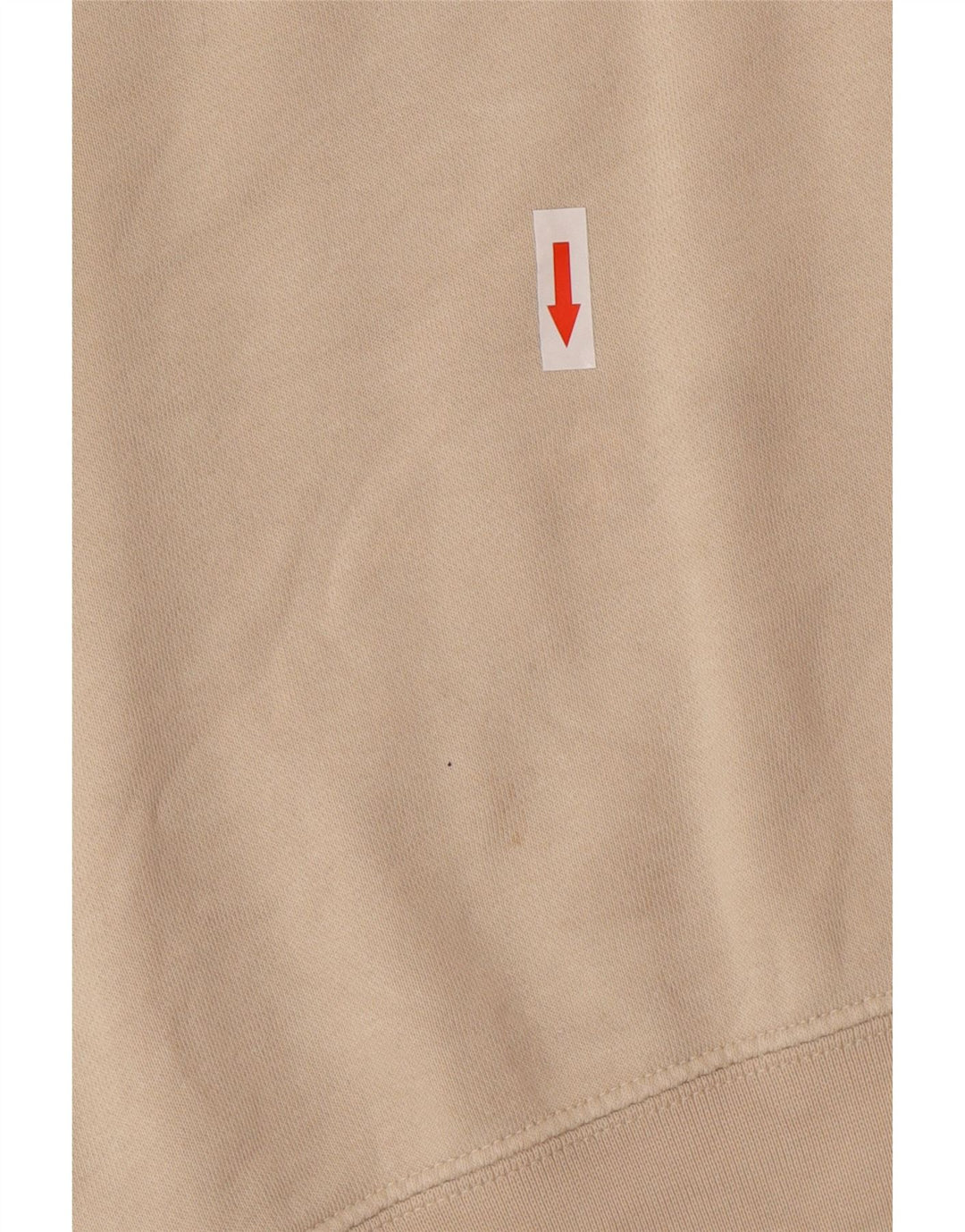 Nike - Jersey con capucha extragrande para mujer, talla 40, algodón beige mediano