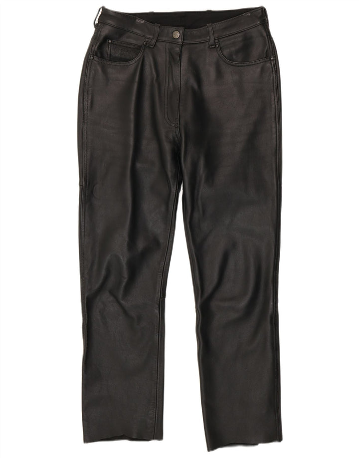 Hein Gericke Pantalones de cuero para mujer EU 40 Medium W30 L29 Cuero negro