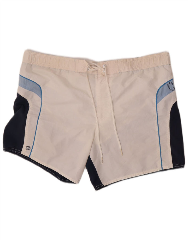 Colmar Bañador Gráfico IT 50 Large Blanco Colorblock Poliamida Hombre