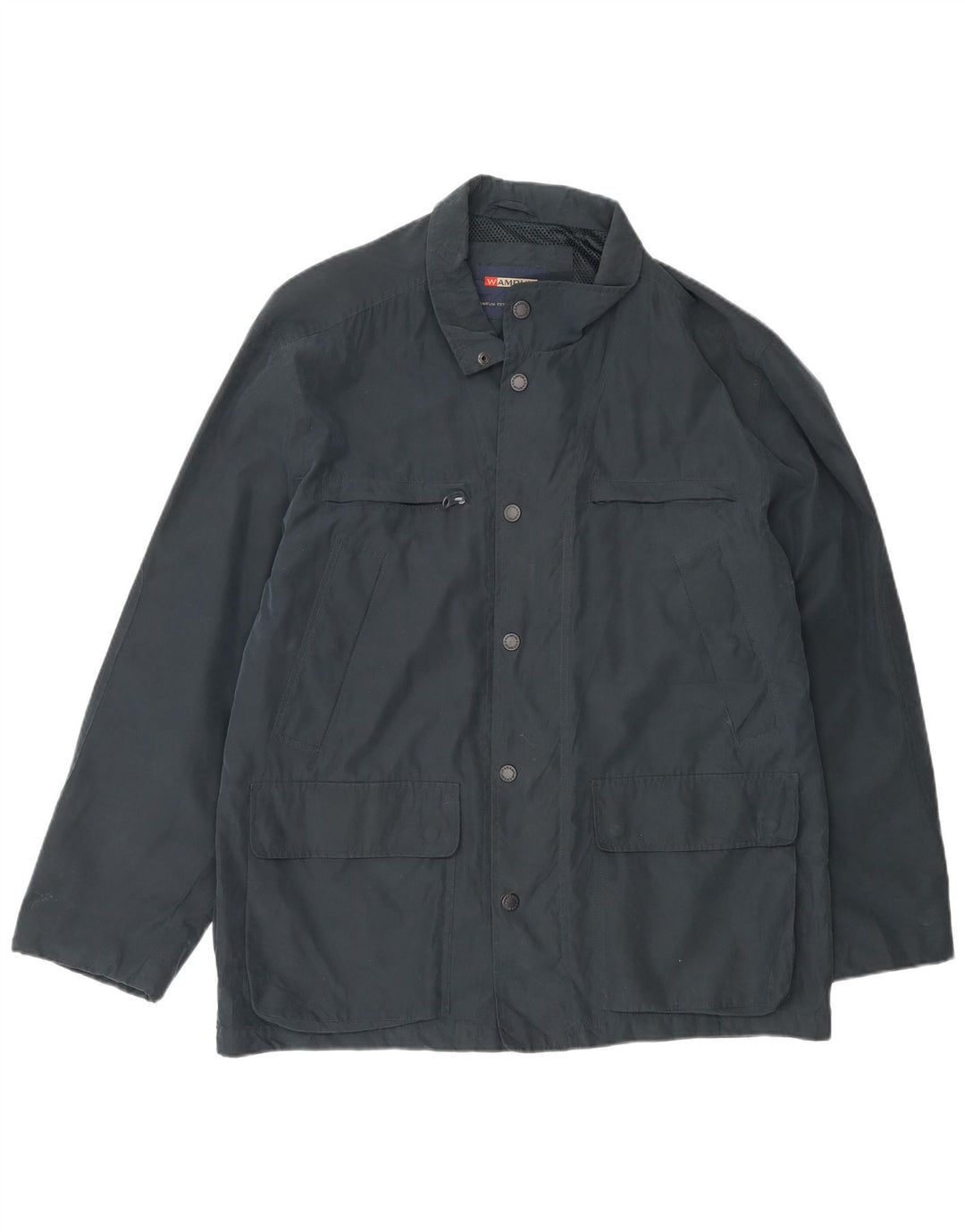 Wampum Chaqueta utilitaria para hombre UK 42 XL Azul marino Poliéster