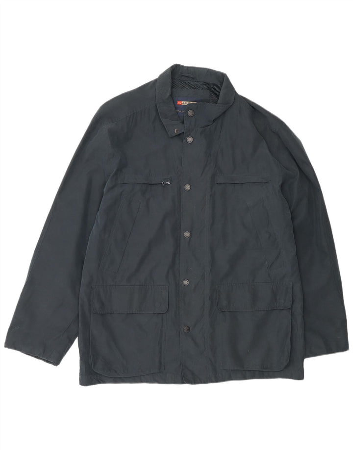 Wampum Chaqueta utilitaria para hombre UK 42 XL Azul marino Poliéster