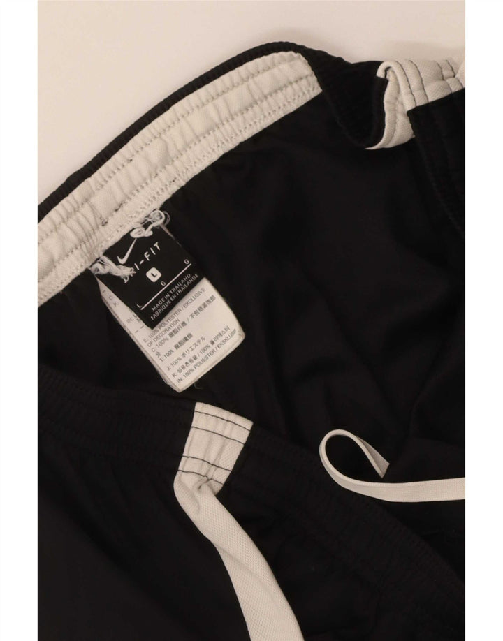 Nike - Pantalones de chándal Dri Fit para hombre, tamaño grande, color negro, poliéster