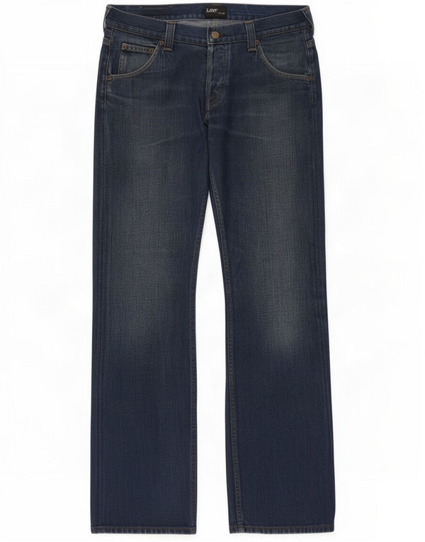 Vaqueros con corte tipo bota Flint de corte regular para hombre Lee W34 L34 Algodón azul