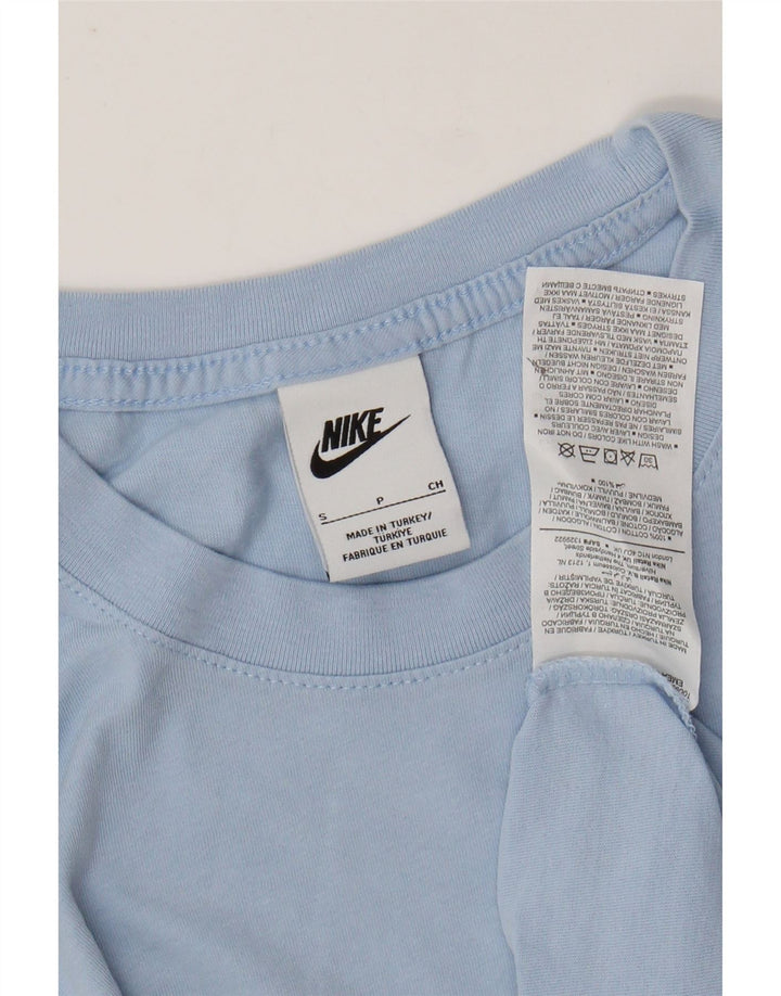 Camiseta NIKE Hombre Top Small Azul Algodón